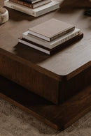 Oak Open Storage Coffee Table | Novi Living Casey