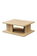 Oak Open Storage Coffee Table | Novi Living Casey | Oroatrade.com