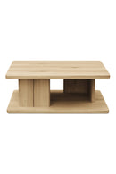 Oak Open Storage Coffee Table | Novi Living Casey | Oroatrade.com