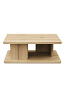 Oak Open Storage Coffee Table | Novi Living Casey | Oroa.com