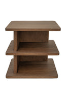 Solid Wood Rustic Side Table | Novi Living Casey | Oroatrade.com