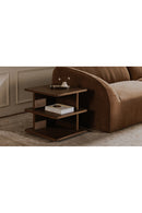 Solid Wood Rustic Side Table | Novi Living Casey | Oroatrade.com