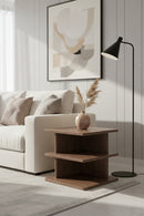 Solid Wood Rustic Side Table | Novi Living Casey | Oroatrade.com