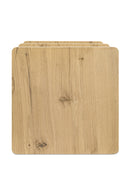 Solid Wood Rustic Side Table | Novi Living Casey | Oroatrade.com