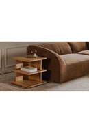 Solid Wood Rustic Side Table | Novi Living Casey | Oroatrade.com