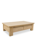 Rustic Oak Storage Coffee Table | Novi Living Graham | Oroatrade.com
