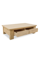 Rustic Oak Storage Coffee Table | Novi Living Graham | Oroatrade.com