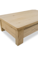 Rustic Oak Storage Coffee Table | Novi Living Graham | Oroatrade.com