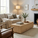 Hospitality furniture - Solid Oak Coffee Table - www.oroatrade.com