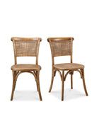 Contract furniture - Woven Rattan Dining Chairs (2) - www.oroatrade.com