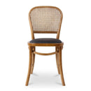 Elm-Framed Rattan Dining Chairs (2) | Novi Living Bedford