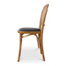 Elm-Framed Rattan Dining Chairs (2) | Novi Living Bedford