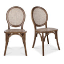 Round-Back Rattan Dining Chairs (2) | Novi Living Rivalto