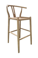 Hospitality furniture - Natural Elm Counter Stool - www.oroatrade.com