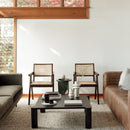 Modern European furniture - Rattan Mid-Century Dining Chairs (2) - www.oroa.com