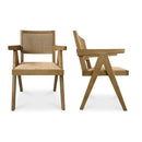 Modern European furniture - Rattan Mid-Century Dining Chairs (2) - www.oroa.com