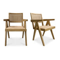 Modern European furniture - Rattan Mid-Century Dining Chairs (2) - www.oroa.com