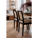 Rattan-Back Dining Chair Set (2) | Novi Living Orville | Oroa.com