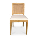 Rattan-Back Dining Chair Set (2) | Novi Living Orville | Oroa.com