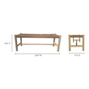 Woven Fibers Bench | Novi Living Hawthorn | Oroa.com
