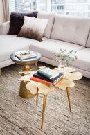Hospitality furniture - Polished Gold Accent Table - www.oroatrade.com