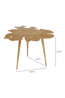 Hospitality furniture - Polished Gold Accent Table - www.oroatrade.com