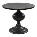 Black Aluminum Round Dining Table | Novi Living Lexie