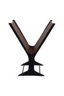 Hospitality furniture - Leather & Metal Magazine Rack - www.oroatrade.com