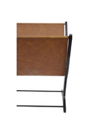 Hospitality furniture - Leather & Metal Magazine Rack - www.oroatrade.com