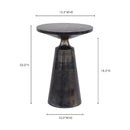 Gray Industrial Style Accent Table | Novi Living Sonja