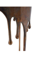 Hospitality furniture - Antique Copper Dripping Accent Table - www.oroatrade.com