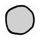 Organic-Shaped Aluminum Mirror | Novi Living Foundry | Oroa.com