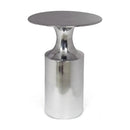 Hospitality furniture - Metallic Collumn-Base Accent Table - www.oroatrade.com