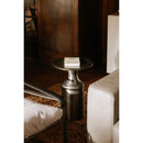 Hospitality furniture - Metallic Collumn-Base Accent Table - www.oroatrade.com