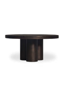 Round Black Outdoor Coffee Table | Novi Living Logan