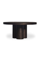 Round Black Outdoor Coffee Table | Novi Living Logan | Oroa.com