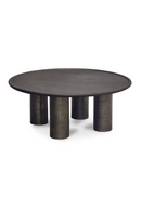 Bronze Round Outdoor Coffee Table | Novi Living Deacon | Oroatrade.com