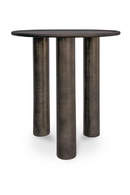 Bronze Round Outdoor Side Table | Novi Living Deacon | Oroatrade.com