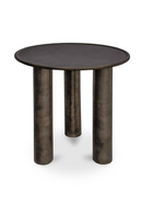 Bronze Round Outdoor Side Table | Novi Living Deacon | Oroatrade.com
