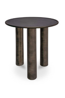 Bronze Round Outdoor Side Table | Novi Living Deacon | Oroatrade.com