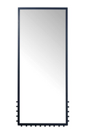 Black Iron Floor Mirror | Novi Living Figaro | Oroatrade.com