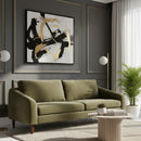 Wooden Leg 2-Seater Sofa | Novi Living Quinn