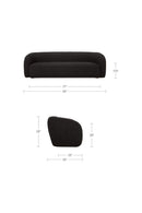 Hospitality furniture - Curved Back Sofa - www.oroatrade.com