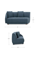 Hospitality furniture - Blue Modular Lounge Chair - www.oroatrade.com