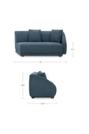 Hospitality furniture - Blue Modular Lounge Chair - www.oroatrade.com