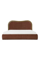 Hospitality furniture - Brown Wave Headboard Bed - www.oroatrade.com