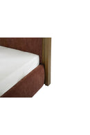 Hospitality furniture - Brown Wave Headboard Bed - www.oroatrade.com