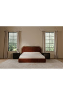 Hospitality furniture - Brown Wave Headboard Bed - www.oroatrade.com