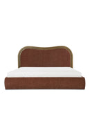 Hospitality furniture - Brown Wave Headboard Bed - www.oroatrade.com