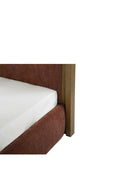 Hospitality furniture - Brown Wave Headboard Bed - www.oroatrade.com